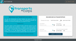 TC, la plateforme qui optimise le transport funéraire et réduit les coûts pour les transporteurs et les pompes funèbres