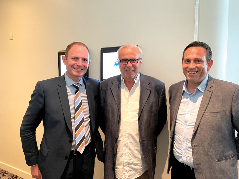 Sylvestre Olgiati, Marc Manzini et Olivier Bernier. AG CSNAF 2022 00001
