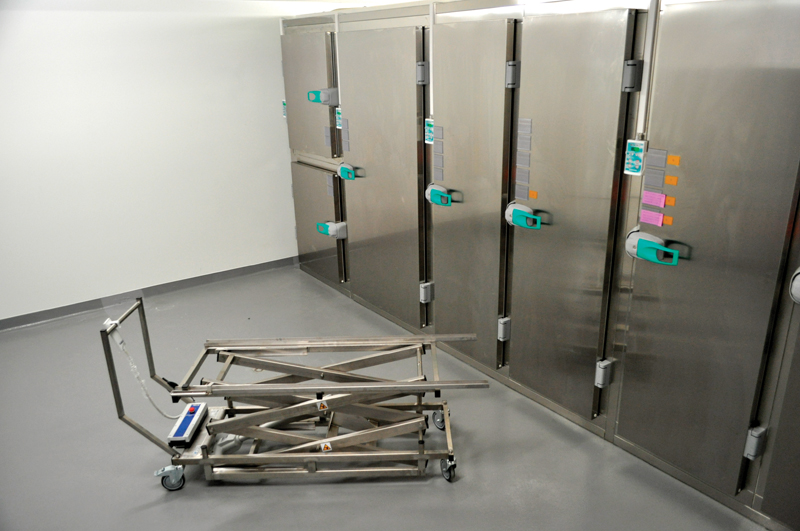 01 Fond de stand Cold Chamber with Trolley