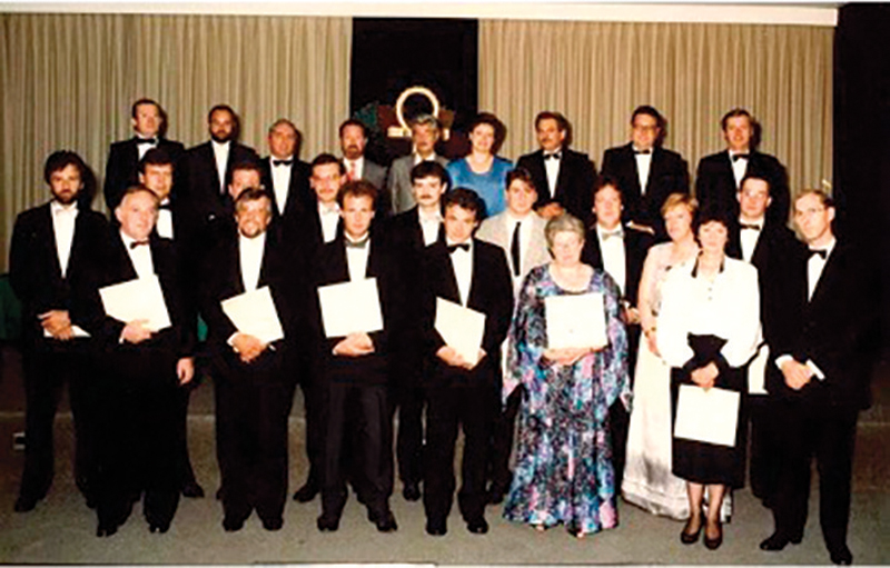 Remise de diplôme en 1996