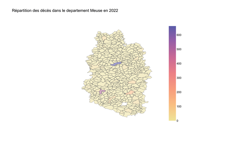 Nombre de décès dans le dpt Meuse