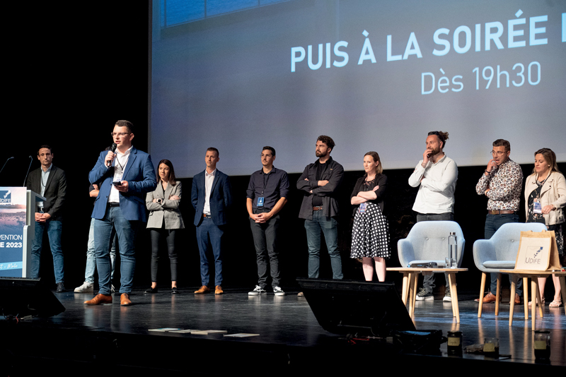Les jeunes membres du Conseil Prospectif et Opérationnel des Jeunes. UDIFE Photos Convention CNOPJ