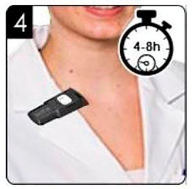Badge de "Dosage formaldéhyde". Badge Formol 01 1