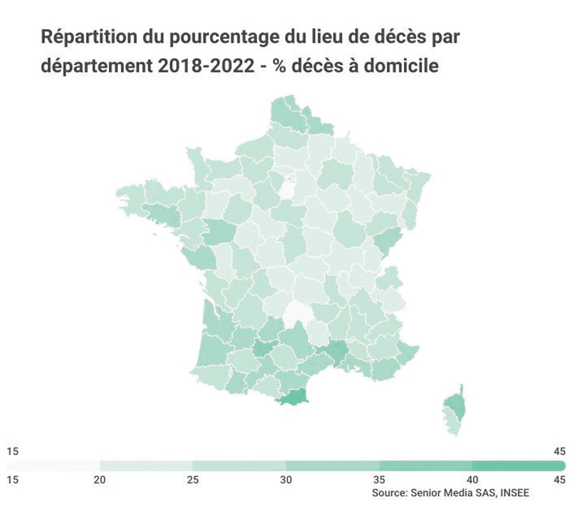 12. repartition du pourcentage du lieu de deces par departement 2018 2022 deces a domicile