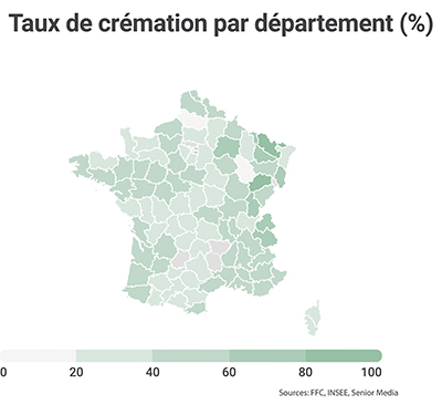 taux de cremation par departement