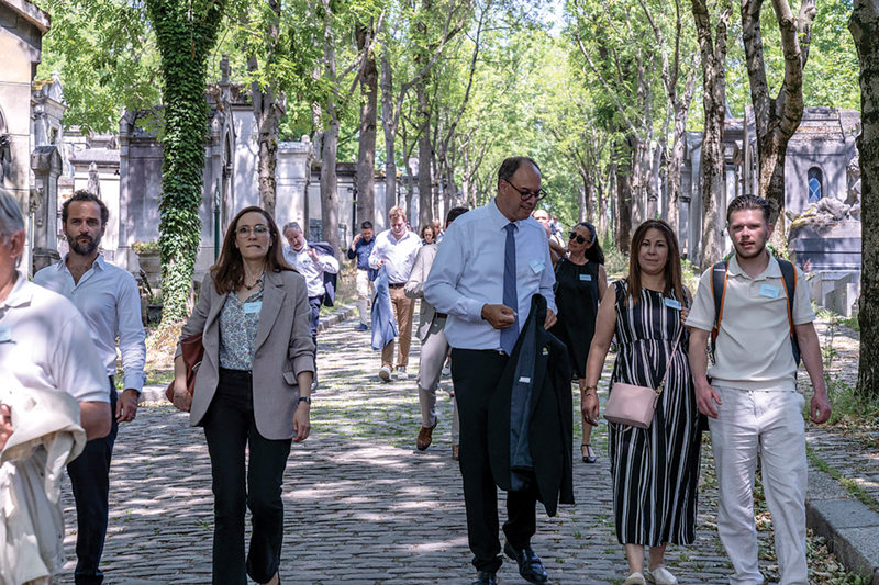 Dans les allées du cimetière du Père-Lachaise. Photo 7