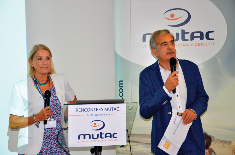 Nicole Bigas, présidente de la Fondation MUTAC et Bernard Saguy délégué général de la Fondation MUTAC. DSC 9224