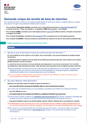 formulaire de réversion page 1 1