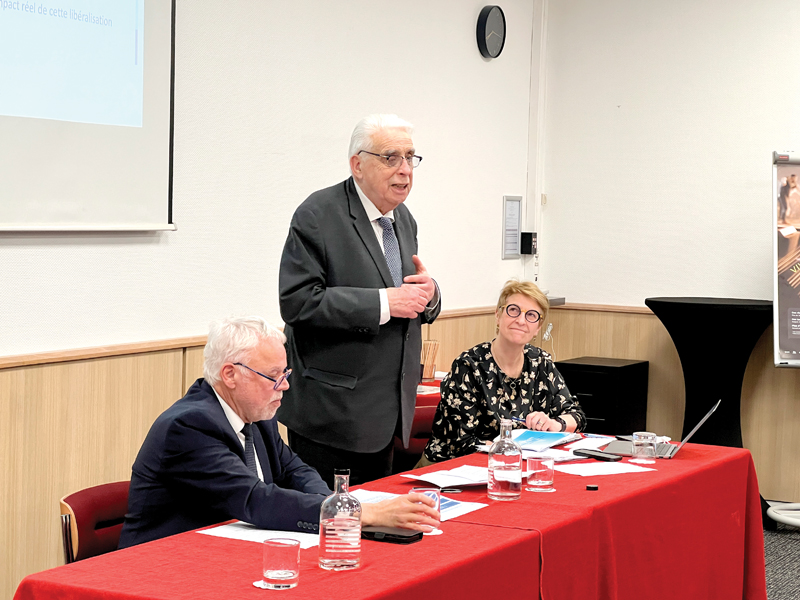 JP Sueur au milieu de Pascal Caton et Elisabeth Charrier