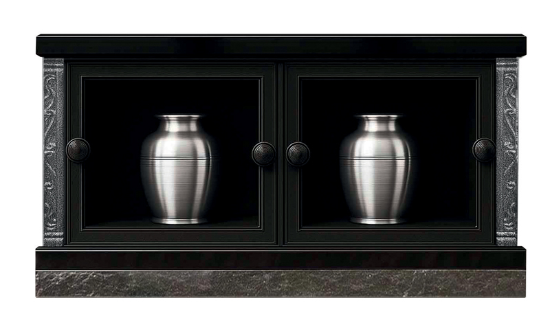 Columbarium, 2 portes en lexan. columbarium 2 portes lexan