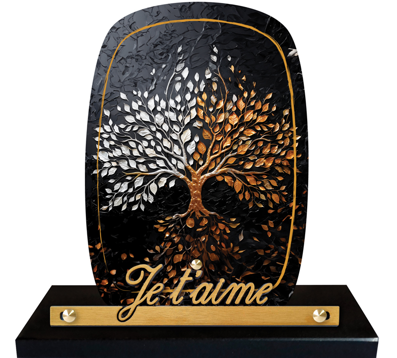 Plaques cinéraires altu et granit. FS25.3903H