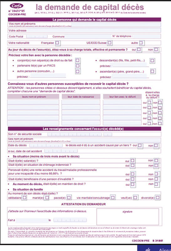 Form Cpam dc