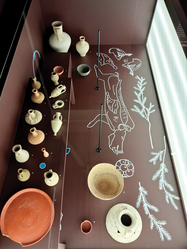 Reconstitution de la tombe dAulnat