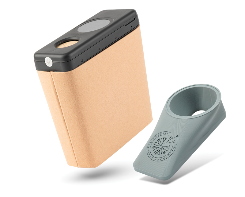 CiniSafe Grey Vilt Beige sleeve