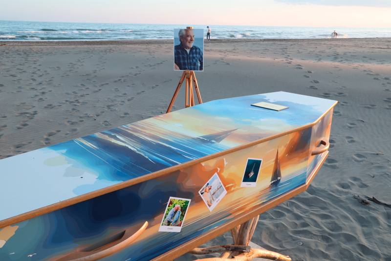 Cercueil personnalisé PimpMyCoffin. Cercueil 1