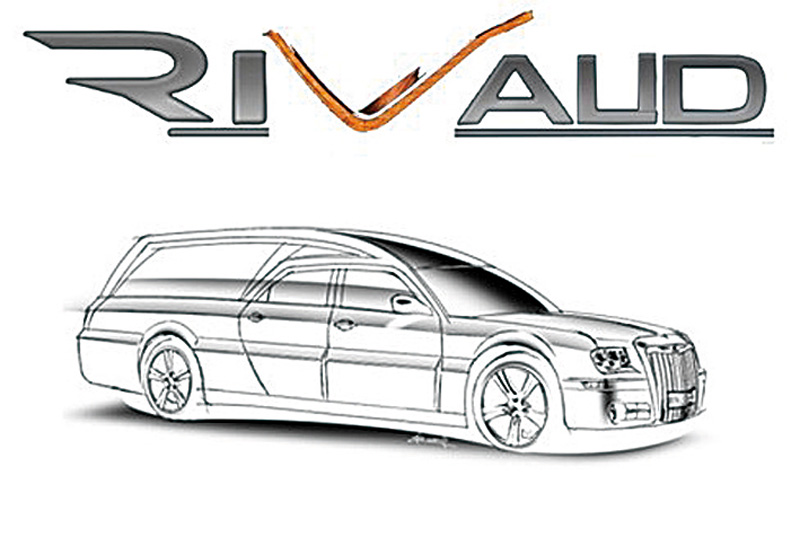 logo Rivaud Vehicule blanc