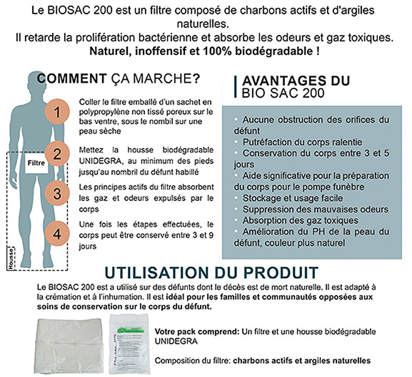 Fiche technique Biosac 200