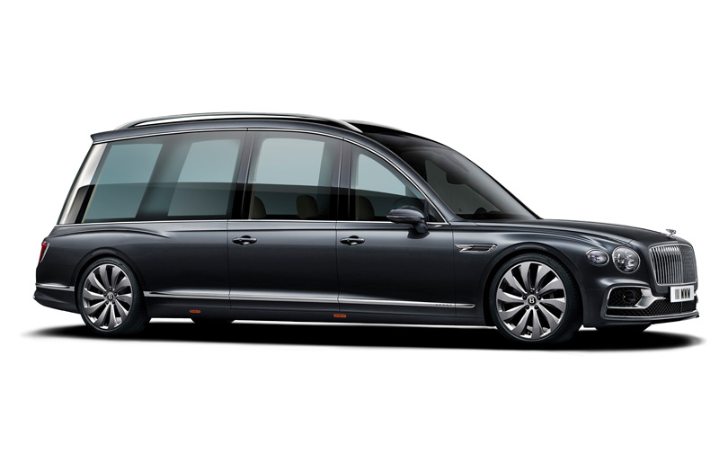 Bentley flying spur hearse frt