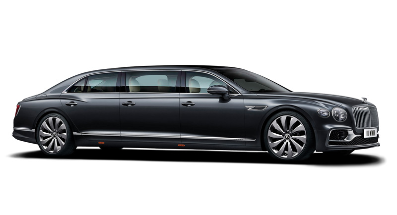 Bentley flying spur limousine. Bentley flying spur lim frt