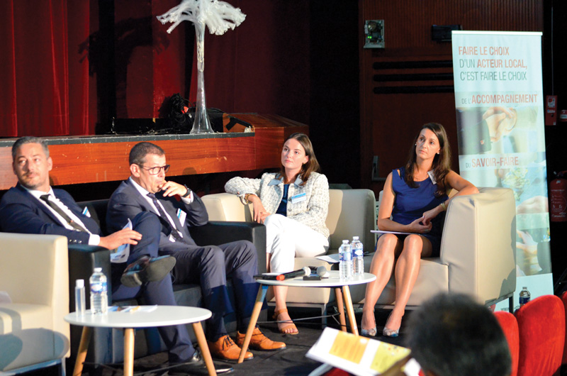 Jean Christophe Bontemps, Christophe Detrille, Justine Canard et Sophie Laborde. DSC 0404