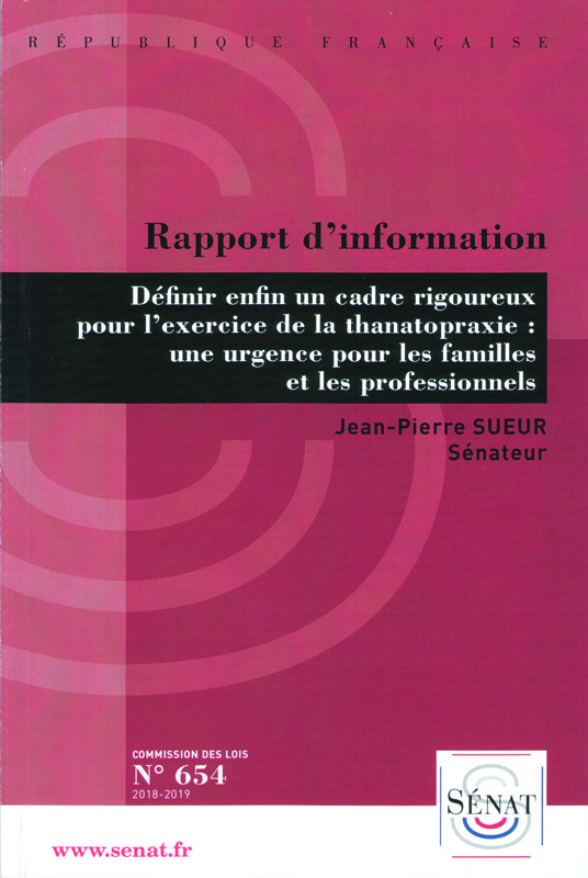 Couverture Rappor 654 JPS